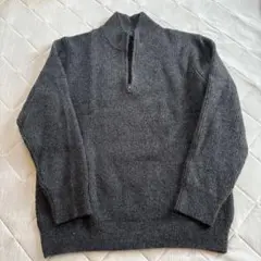 ☆時間割引き☆UNIQLO ダークグレー ニット・セーター　ＸＬ　管番２４