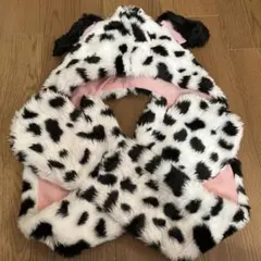 ディズニー　101匹わんちゃん　ファンキャップマフラー