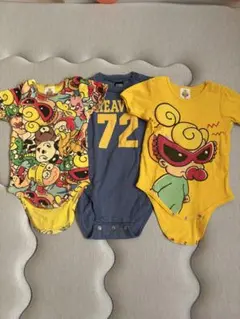 HYSTERIC MINI 半袖ロンパース3点セット