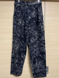 イッセイミヤケ ISSEY MIYAKE 02SS ブラック 総柄パンツのサムネイル