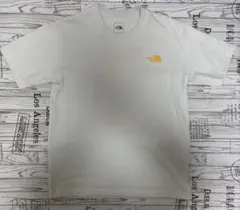 THE NORTH FACE ホワイト バンダナスクエアロゴTシャツ　メンズ M