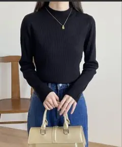 ZOZOTOWN ハイネックリブニットトップスのサムネイル