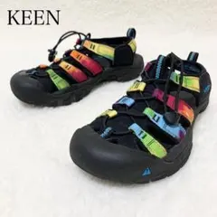 KEEN キーン ニューポートH2 マルチカラー バンジーレース 速乾性のサムネイル