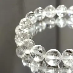水晶 ✧ 浄化・調和・心を整える　粒10mm 内径16cm 重量28g