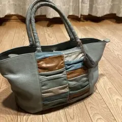 IBIZA イビザ レザー トートバッグ マルチカラー