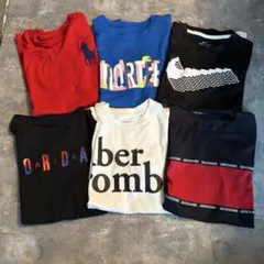 140 ノースフェイス ラルフ ナイキ 夏服まとめ売り6枚セットのサムネイル