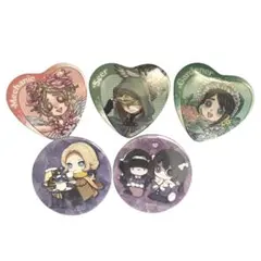 【第5人格】スイパラコラボ/ハート缶バッチ