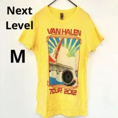 クリアランスセール✨プリントTシャツ カットソー　海外古着 良品　【M】イエロー