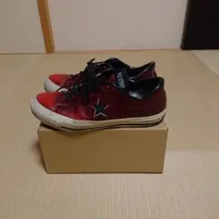 CONVERSE コンバース ワンスター 赤 アリゲーター レザー クロコダイル