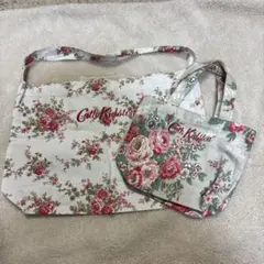 キャス・キッドソン付録フラワープリント 2Wayトートバッグ&ミニトートバッグ