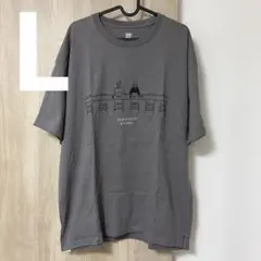 グラニフ 長場雄 nagaba yu 半袖 Tシャツ チャコールグレー 猫