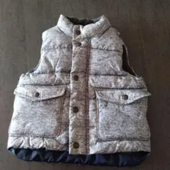 baby GAP ダウンベスト 18-24ヶ月 グレー　90