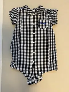 ブランシェス♡ベビー ロンパース 70cm ギンガムチェック