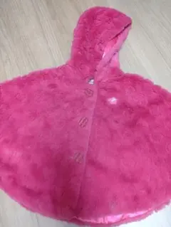 【mikihouse】フード付きポンチョ