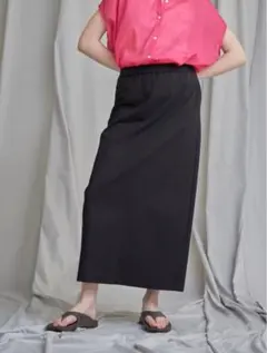 ストライプ ロングスカート