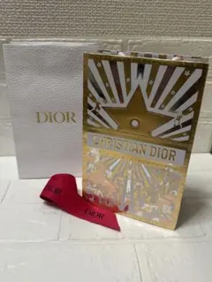 Dior ショップ袋2枚リボン付き