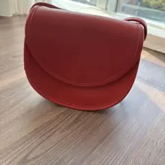 オールドcoach レザーショルダーバッグ レッド　美品