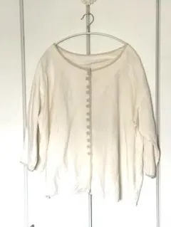 sirone☆アイボリー ボタン付き長袖シャツのサムネイル