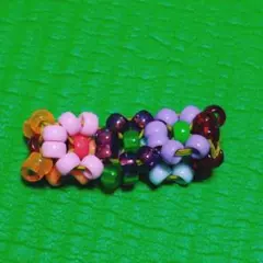 ビーズのブレスレット 平成レトロ