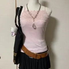 値下げ‼️平成ギャルy2kフェアリーバレーコア森ガールレースキャミソール