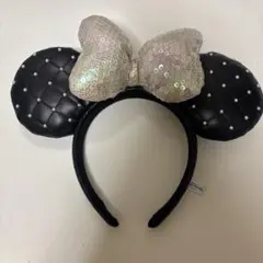 東京ディズニーリゾート カチューシャ ブラック パール キルティング