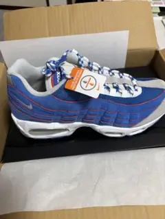 NIKE Air Max 95 ブルー レッド スニーカー