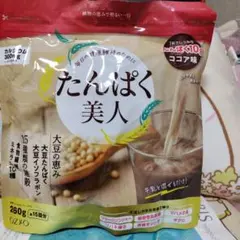 たんぱく美人 ココア味 260g 専用スプーン付のサムネイル
