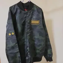 極美品 BIGBANG 公式グッズ リバーシブル ブルゾン MA-1 迷彩　L