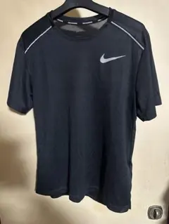 ナイキNIKE RUNNING ドライフィット素材　Tシャツ ブラック　サイズM