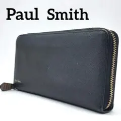 Paul Smith ポールスミス ラウンドファスナー 長財布 ブラック