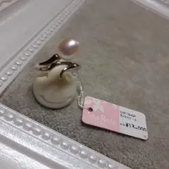 イマック　Sea Rose 淡水パール　シルバーリング 10号