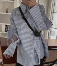 新品【willfully】 シャツ 配色ステッチ ポロカラーシャツ - メルカリ