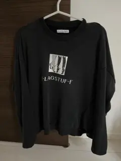 FLAGSTUFF ブラック トレーナーのサムネイル