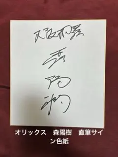 横浜DeNAベイスターズ・筒香嘉智選手 背番号55 直筆サイン色紙・中古