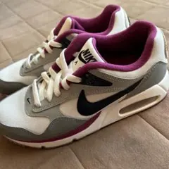 NIKE AIR スニーカー 24.5cm グレー/ホワイト/レッド