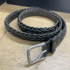 WhiteHouse Cox メッシュ レザーベルト ブラック36-90のサムネイル