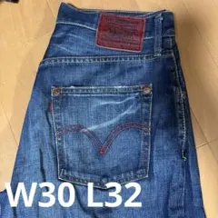 Levi's 709 ワイドデニム W30L32 赤ステッチ