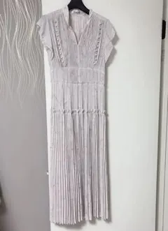 SNIDEL スナイデル プリーツロングワンピース PBEG