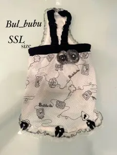 Bul_bubu パリ柄メッシュリボンキャミソール SSLサイズ