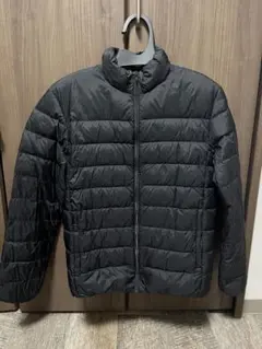 無印　軽量ダウンジャケット　ブラック　Sサイズ