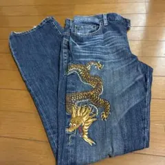 SUPPLIER SNAKE CHAIN DENIM 蛇柄 刺繍ロゴ デニム M - メルカリ