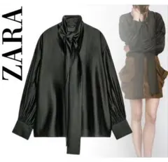 定価22.990 ZARA サテンジャケット シャンパンゴールド - メルカリ