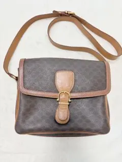 CELINE セリーヌ マカダム柄 ショルダーバッグ ヴィンテージ オールド