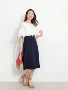 N. Natural Beauty Basic* ハイウエストフレアスカートのサムネイル