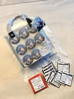 アニメーション呪術廻戦展 渋谷事変 真人 クリアバッグ 缶バッジアクキーセット