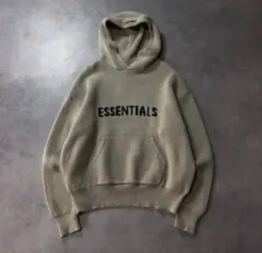 ESSENTIALS ニットパーカー　M