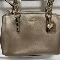 COACH ゴールド 2WAYショルダーバッグ