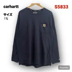 【即購入OK】carhartt 長袖Tシャツ サイズL ネイビー