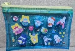 サンリオキャラクター透明ポーチ