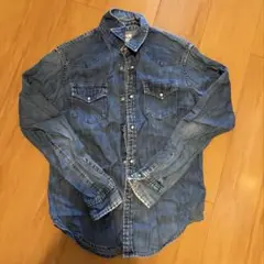 LADY'S BLUE BLUE デニム長袖シャツのサムネイル